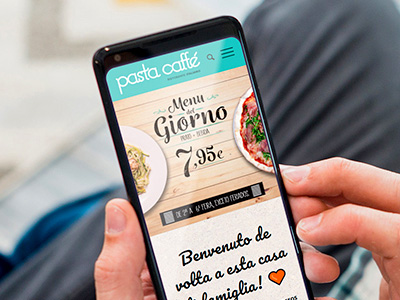 Pasta Caffé Website Design